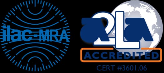 A2LA ISO/IEC 17025 accreditation logo for Michelli's Benton, Arkansas calibration lab
