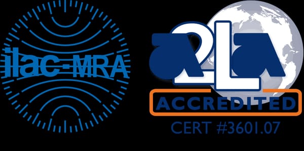 A2LA ISO/IEC 17025 accreditation logo for Michelli's Lebanon, Tennessee calibration lab