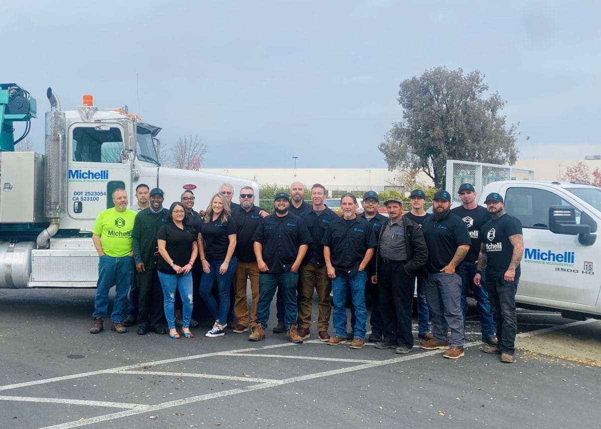 Michelli service team with trucks