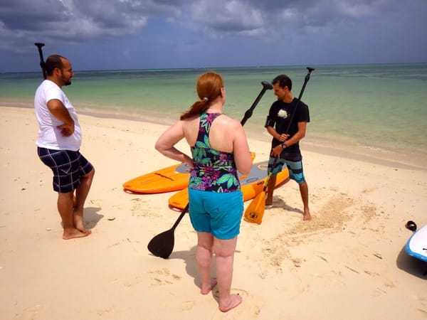 Stand up paddle lessons in Tobago