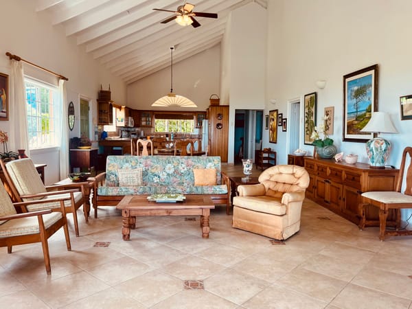 Sugar Hill Villa bright interior living area