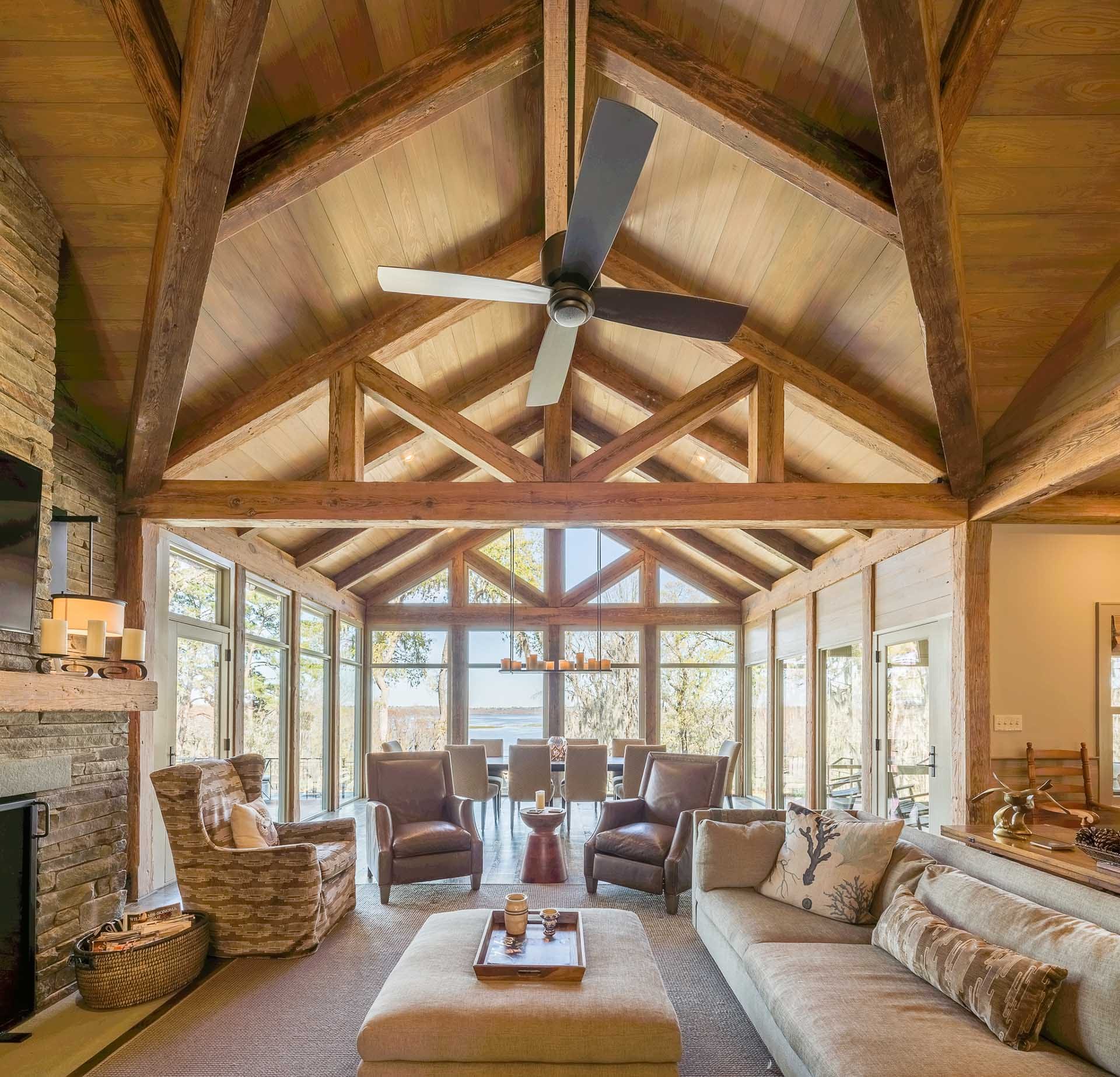 Living space design by The Cottage