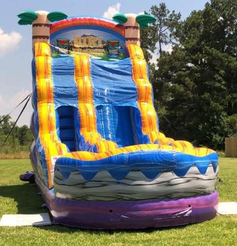 18' Tiki Plunge Single Lane Waterslide