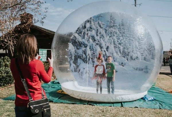 Giant Inflatable Snow Globe