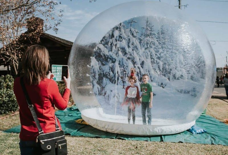 Giant Inflatable Snow Globe