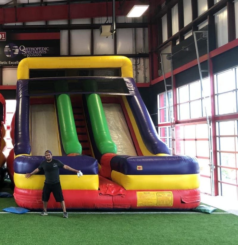 18' Dual Lane Slide