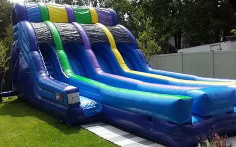 20' Triple Splash Waterslide