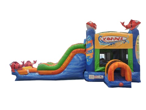 Big Kahuna Water Combo with Double Waterslide