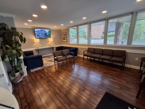 Clinic waiting room