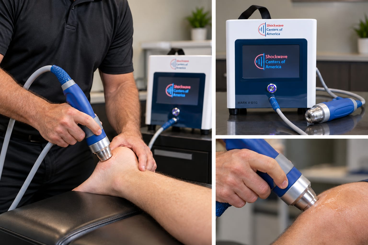Radial shockwave therapy treatment at Shreveport Chiropractic in Shreveport