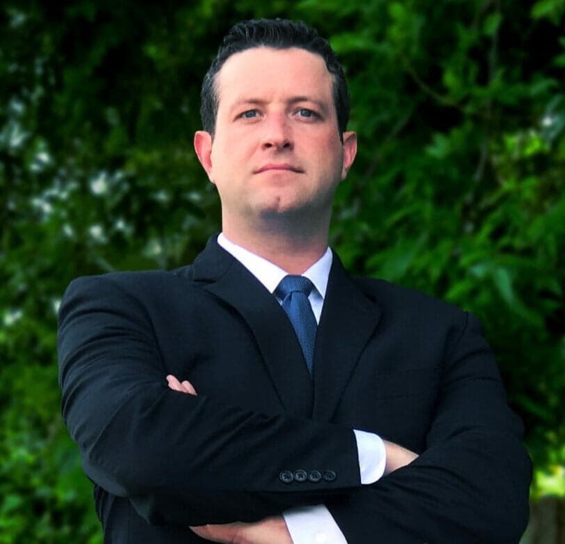 Professional male attorney in suit