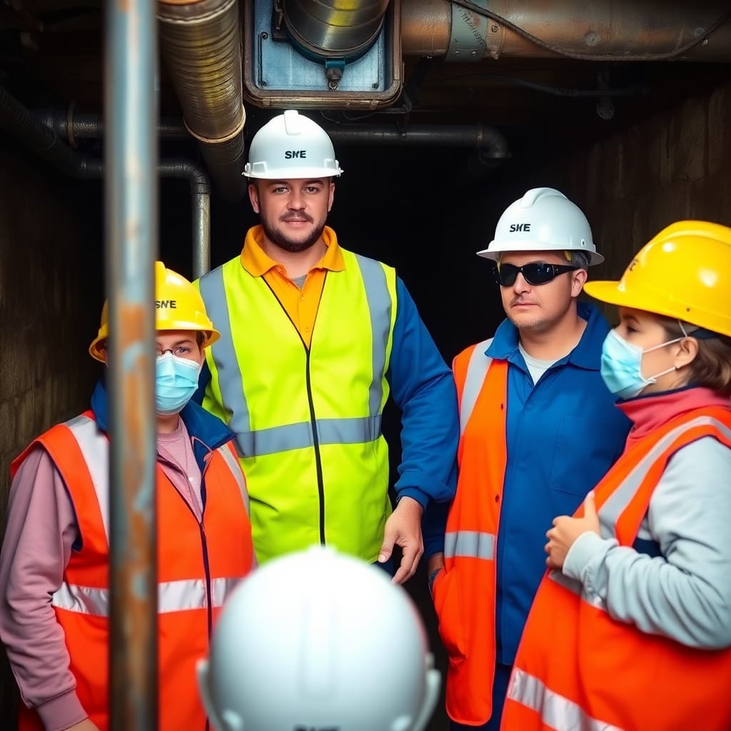 Rimcor crew working in an industrial setting