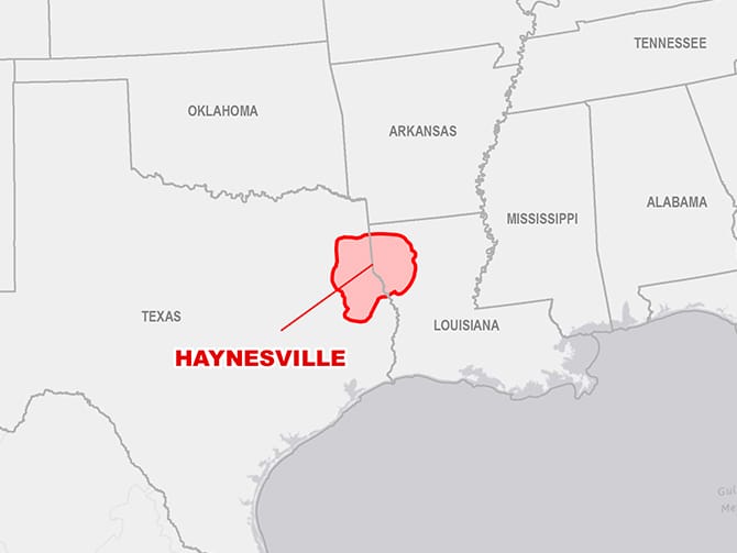 Haynesville shale