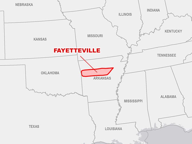 Fayetteville shale