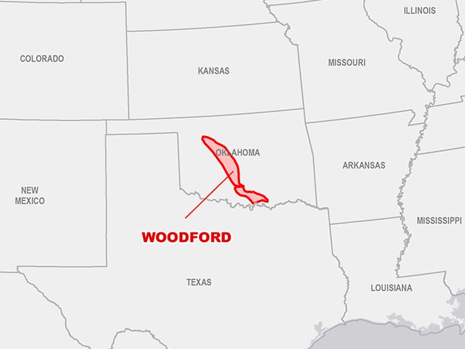 Woodford shale