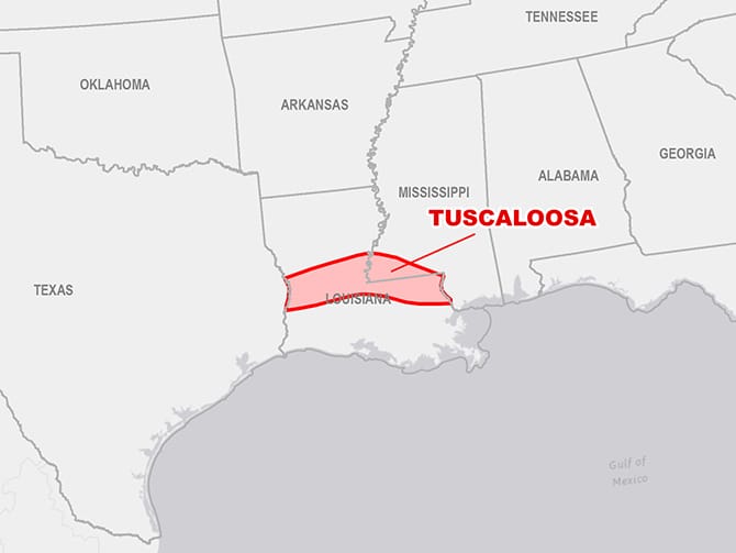 Tuscaloosa shale